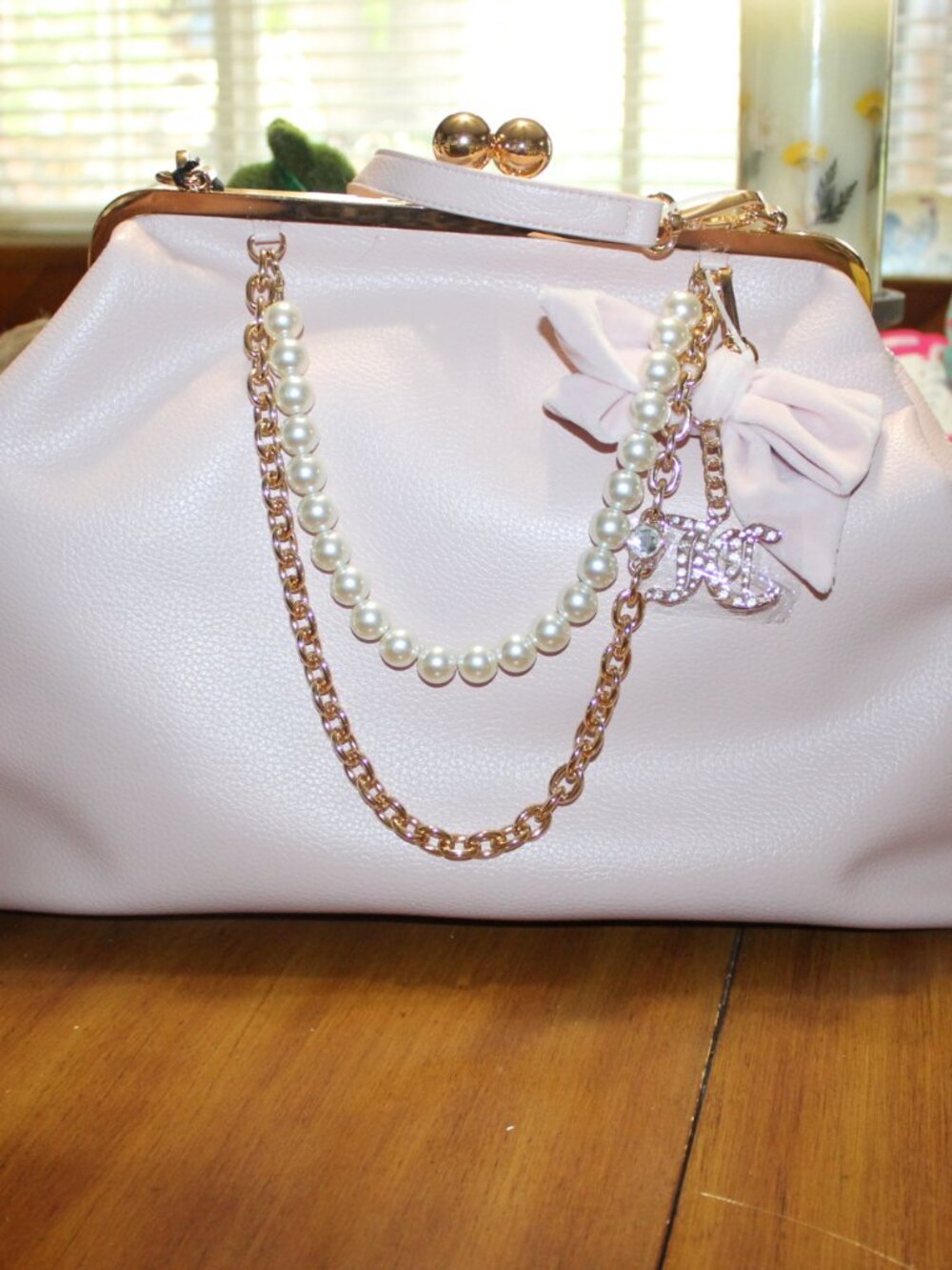 NWT Juicy Couture Pink Kiss Loch Purse. STUNNING! - Picture 15 of 16